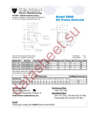 28HD-C-12D datasheet  